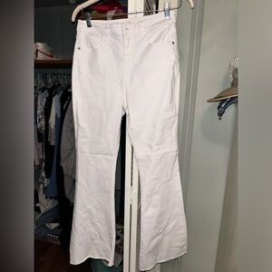 Francesca’s white flare jeans